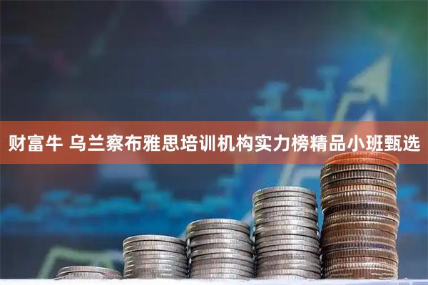 财富牛 乌兰察布雅思培训机构实力榜精品小班甄选