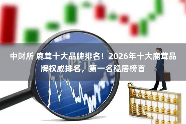 中财所 鹿茸十大品牌排名！2026年十大鹿茸品牌权威排名，第一名稳居榜首