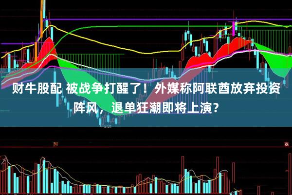 财牛股配 被战争打醒了！外媒称阿联酋放弃投资阵风，退单狂潮即将上演？
